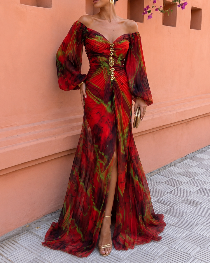 Megan | Floral Maxi Dress